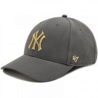 Кепка Mvp 47 Brand Ny Yankees Metallic Snap Wool серая B-MTLCS17WBP-CC