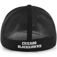 Фото Кепка (тракер) 47 Brand Chicago Blackhawks Trophy черная H-FTRPH04CTE-BK